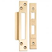 FSF5004SB Carlisle Brass Eurospec Easi-T Satin Brass Forend Strike & Fixing Pack to Suit Architectural Sashlocks &lpar;BAS&sol;ESS&sol;LSS&rpar;