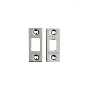 Click Here To Enlarge This Photo Of FSF5010BSS Carlisle Brass Eurospec Easi-T Polished Stainless Steel Forend Strike & Fixing Pack to Suit Heavy Duty Tubular Deadbolts &lpar;TLD&rpar;