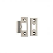 FSF5009SSS Carlisle Brass Eurospec Easi-T Satin Stainless Steel Forend Strike & Fixing Pack to Suit Heavy Duty Tubular Latches &lpar;TLS5025&sol;TLS5030&sol;TLS5040&sol;TLS5050&rpar;