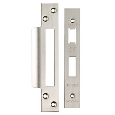 Click Here To Enlarge This Photo Of FSF5004SSS Carlisle Brass Eurospec Easi-T Satin Stainless Steel Forend Strike & Fixing Pack to Suit Architectural Sashlocks &lpar;BAS&sol;ESS&sol;LSS&rpar;