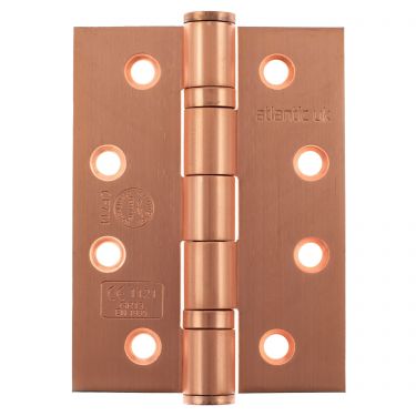 Click Here To Enlarge This Photo Of Atlantic - AH1433USC Grade 13 Fire Rated Ball Bearing Hinges 4" x 3" x 3mm - Urban Satin Copper