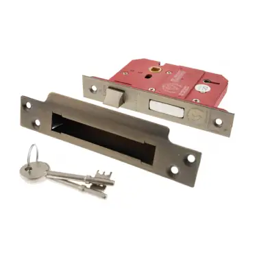 Click Here To Enlarge This Photo Of Atlantic - ALKSASH5LK25UB British Standard 5 Lever Key Sashlock 2&period;5" - Urban Bronze