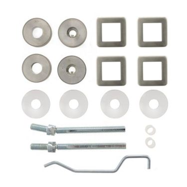 Click Here To Enlarge This Photo Of Atlantic - APHBBF19SQSSS Mitred Pull Handle Back to Back Fixing Pack - Satin Stainless Steel