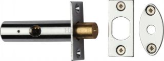 RB7-PC Heritage Brass Rack Bolt without Turn Polished Chrome Finish