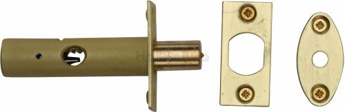 Click Here To Enlarge This Photo Of RB7-SB Heritage Brass Rack Bolt without Turn Satin Brass Finish