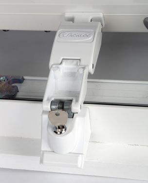 Click Here To Enlarge This Photo Of JACKLOC Titan Robust Folding Window Restrictor Black