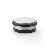 AW605-100-SC - Alexander & Wilks 100mm x 40mm Freestanding Portable Door Stop - Satin Chrome