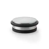 AW605-110-SC - Alexander & Wilks 110mm x 45mm Freestanding Portable Door Stop - Satin Chrome