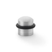 AW638SC - Alexander & Wilks Dome Top Floor Mounted Door Stop - Satin Chrome