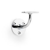 AW750PC - Alexander & Wilks Handrail Bracket (Heavy) 80mm projection - Polished Chrome