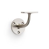AW750SN - Alexander & Wilks Handrail Bracket (Heavy) 80mm projection - Satin Nickel