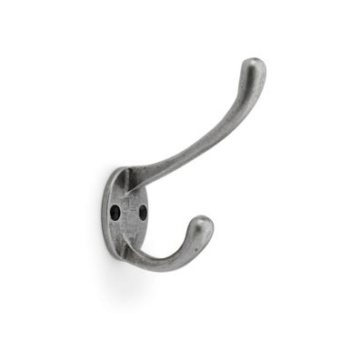 Click Here To Enlarge This Photo Of AW770AI - Alexander & Wilks Victorian Hat & Coat Hook 110mm - Antique Iron
