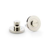 AW791PNPVD - Alexander & Wilks Thumbturn & Release Plain on 50x6mm Rose - Polished Nickel PVD