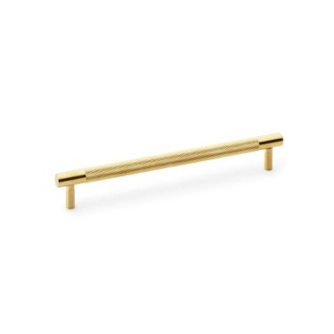 Click Here To Enlarge This Photo Of AW810-192-SBPVD - Alexander & Wilks Brunel Diamond Knurled T-Bar Cabinet Handle - Satin Brass PVD - 192mm Centres
