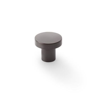 Click Here To Enlarge This Photo Of AW821-30-DBZ - Alexander & Wilks Plain Face Round Cupboard Knob - Dark Bronze - 30mm