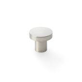 AW821-30-SN - Alexander & Wilks Plain Face Round Cupboard Knob - Satin Nickel - 30mm