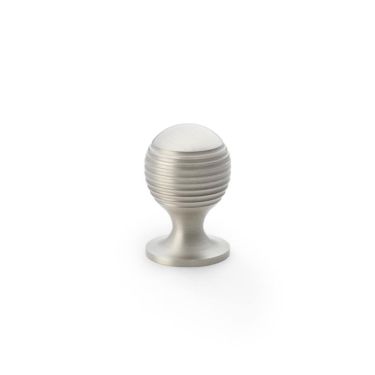 Click Here To Enlarge This Photo Of AW832-25-SN - Alexander & Wilks Caesar Cupboard Knob on Round Rose - Satin Nickel - 25mm