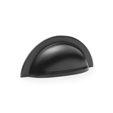 Click Here To Enlarge This Photo Of AW903BL - Alexander & Wilks Ridged Cup Pull 76mm c/c - Black