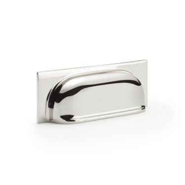 Click Here To Enlarge This Photo Of AW905PNPVD - Alexander & Wilks Quantock Cup Pull Handle - Polished Nickel PVD - 96mm c/c