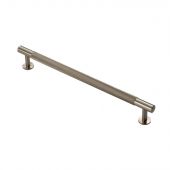FTD700ESN - Carlisle Brass Fingertip Design Knurled Pull Handle 254mm (224mm c/c) Satin Nickel