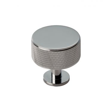 Click Here To Enlarge This Photo Of FTD703CP - Carlisle Brass Fingertip Design Knurled Radio Knob 35mm Polished Chrome