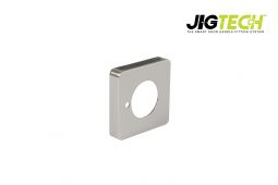 JTA5400 Jigtech Polished Chrome Privacy Square Cover Rose (pair)