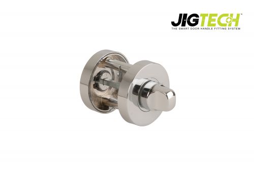 Click Here To Enlarge This Photo Of JTA5500 Jigtech Polished Chrome Round Bathroom Turn & Release Set