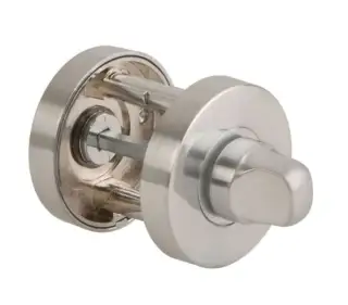 JTA5501 Jigtech Satin Chrome Round Bathroom Turn & Release Set