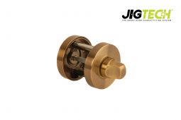 JTA5505 Jigtech Antique Brass Round Bathroom Turn & Release Set