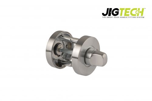 Click Here To Enlarge This Photo Of JTA5510 Jigtech Polished Chrome/Satin Chrome Round Bathroom Turn & Release Set