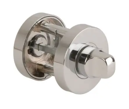 Click Here To Enlarge This Photo Of JTA5510 Jigtech Polished Chrome&sol;Satin Chrome Round Bathroom Turn & Release Set