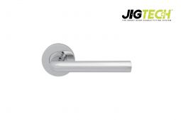 JTC2025 Jigtech Polished Chrome 'Riva' Lever On Rose