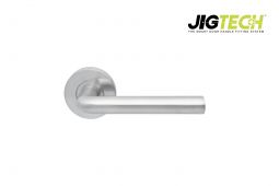 JTC2225 Jigtech Satin Chrome 'Riva' Lever On Rose
