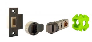 JTL4320-F Jigtech Black Nickel 57mm Smart Passage Latch - CE/Fire Rated