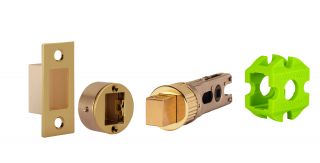 JTL4423-F Jigtech Polished Electro Brass 57mm Smart Dead Bolt - CE/Fire Rated