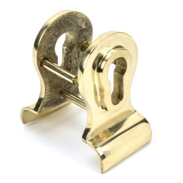 Click Here To Enlarge This Photo Of 46550 From The Anvil Polished Brass 50mm Euro Door Pull (Back to Back fixings)