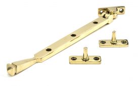 46713 From The Anvil Polished Brass 10" Avon Stay