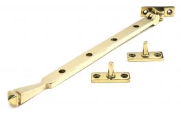 46714 From The Anvil Polished Brass 12" Avon Stay