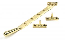 46716 From The Anvil Polished Brass 10" Newbury Stay