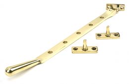 46717 From The Anvil Polished Brass 12" Newbury Stay