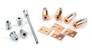 47075 From The Anvil Polished Bronze Secure Stops (Pack of 4)