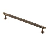 FTD710EAB - Carlisle Brass Fingertip Design 'Lines' Pull Handle 274mm (224mm c/c) Antique Brass