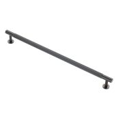 FTD710HMB - Carlisle Brass Fingertip Design 'Lines' Pull Handle 370mm (320mm c/c) Matt Black