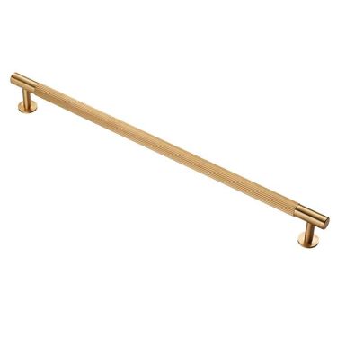 Click Here To Enlarge This Photo Of FTD710HSB - Carlisle Brass Fingertip Design 'Lines' Pull Handle 370mm (320mm c/c) Satin Brass