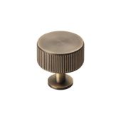 FTD713AB - Carlisle Brass Fingertip Design 'Lines' Radio Knob 35mm Antique Brass