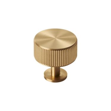 Click Here To Enlarge This Photo Of FTD713SB - Carlisle Brass Fingertip Design 'Lines' Radio Knob 35mm Satin Brass