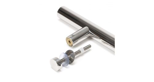 Click Here To Enlarge This Photo Of 50249 From The Anvil Polished SS (316) 1500mm T Bar Handle Bolt Fix 32mm dia.