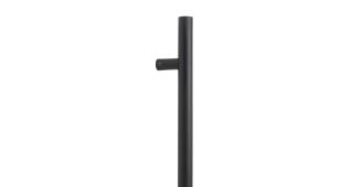 50263 From The Anvil Matt Black SS (316) 1500mm T Bar Handle Secret Fix 32mm dia.