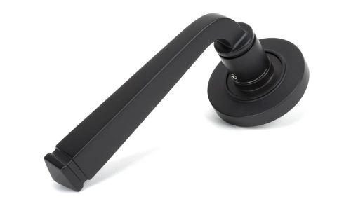 Click Here To Enlarge This Photo Of 46089 From The Anvil Aged Bronze Avon Round Lever on Rose Set (Plain)