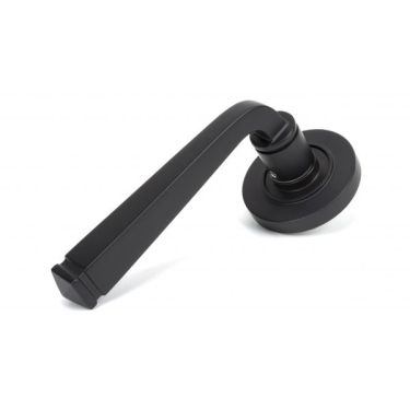 Click Here To Enlarge This Photo Of 46089 From The Anvil Aged Bronze Avon Round Lever on Rose Set (Plain)